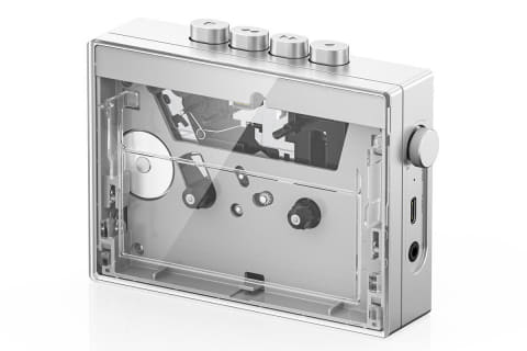 FIIOポータブルカセットプレーヤー「CP13」に新色、赤と透明 - AV Watch