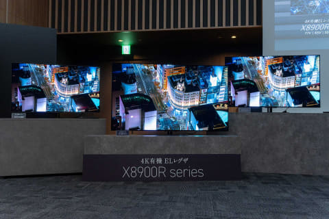レグザ、最新パネルで明るくなった4K有機EL「X8」シリーズ。77～48型