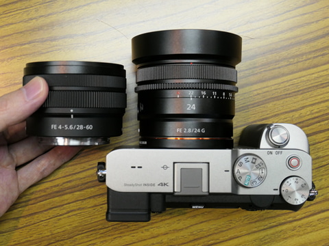 ソニー、フルサイズGレンズ「FE 24mm F2.8 G」「FE 40mm F2.5 G」「FE