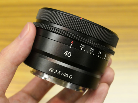 ソニー、フルサイズGレンズ「FE 24mm F2.8 G」「FE 40mm F2.5 G」「FE