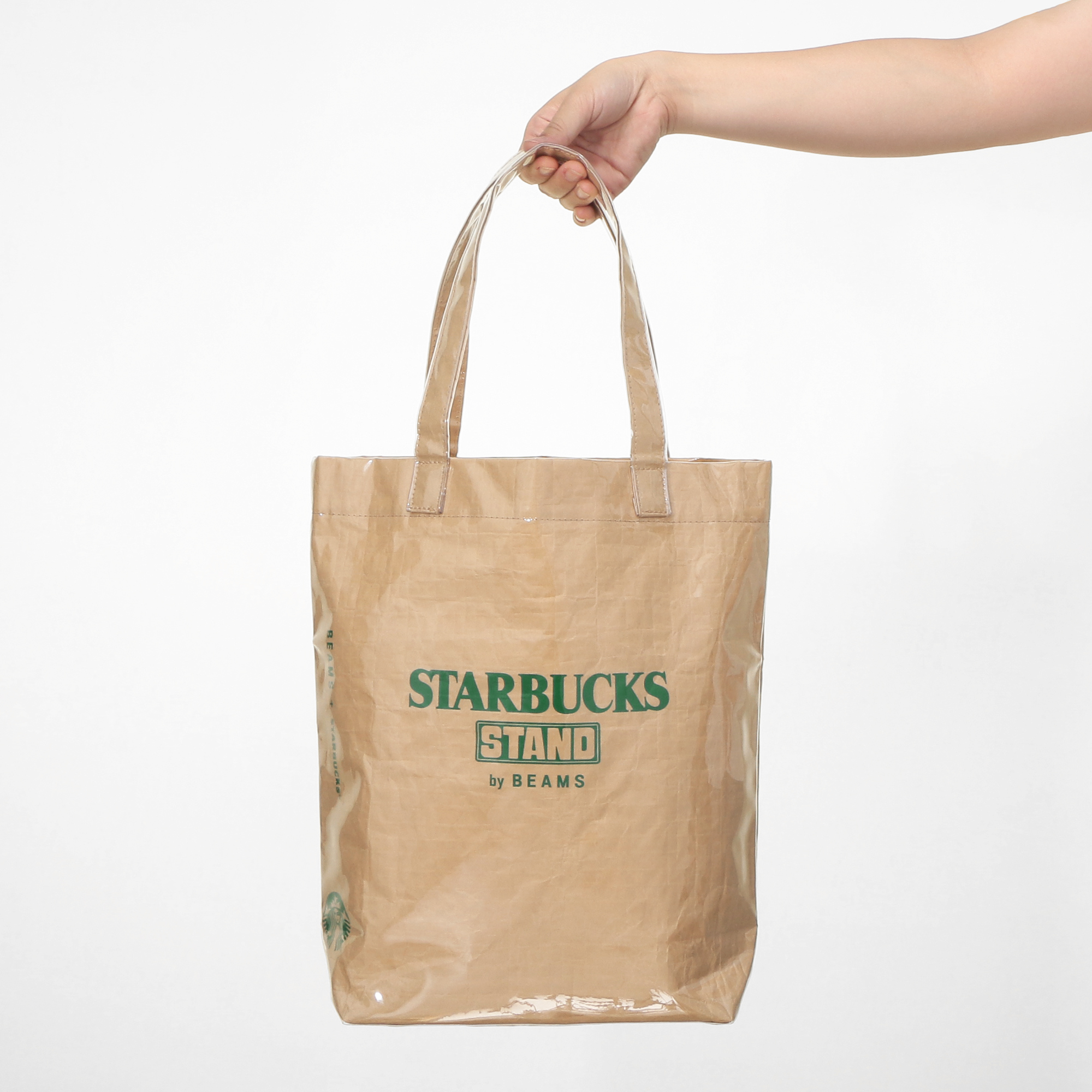 STARBUCKS STAND by BEAMS LOGO PVC ショッパートート|グッズ|goods