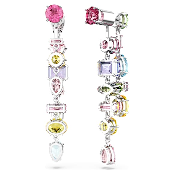 Gema ドロップピアス, アシンメトリーデザイン, ミックスカット