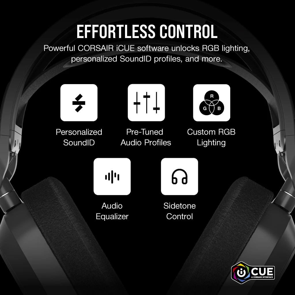 HS80 MAX WIRELESS Gaming Headset, Steel Gray