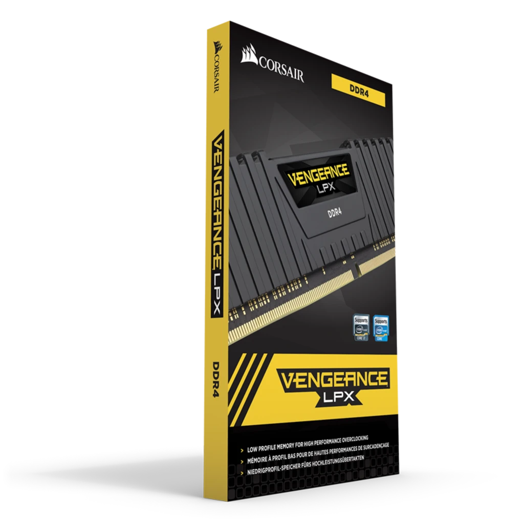 VENGEANCE® LPX 16GB (2 x 8GB) DDR4 DRAM 2400MHz C16 Memory Kit - Black