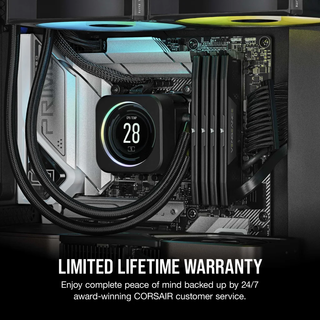 VENGEANCE® 64GB (2x32GB) DDR5 DRAM 6000MHz C40 Memory Kit — Black