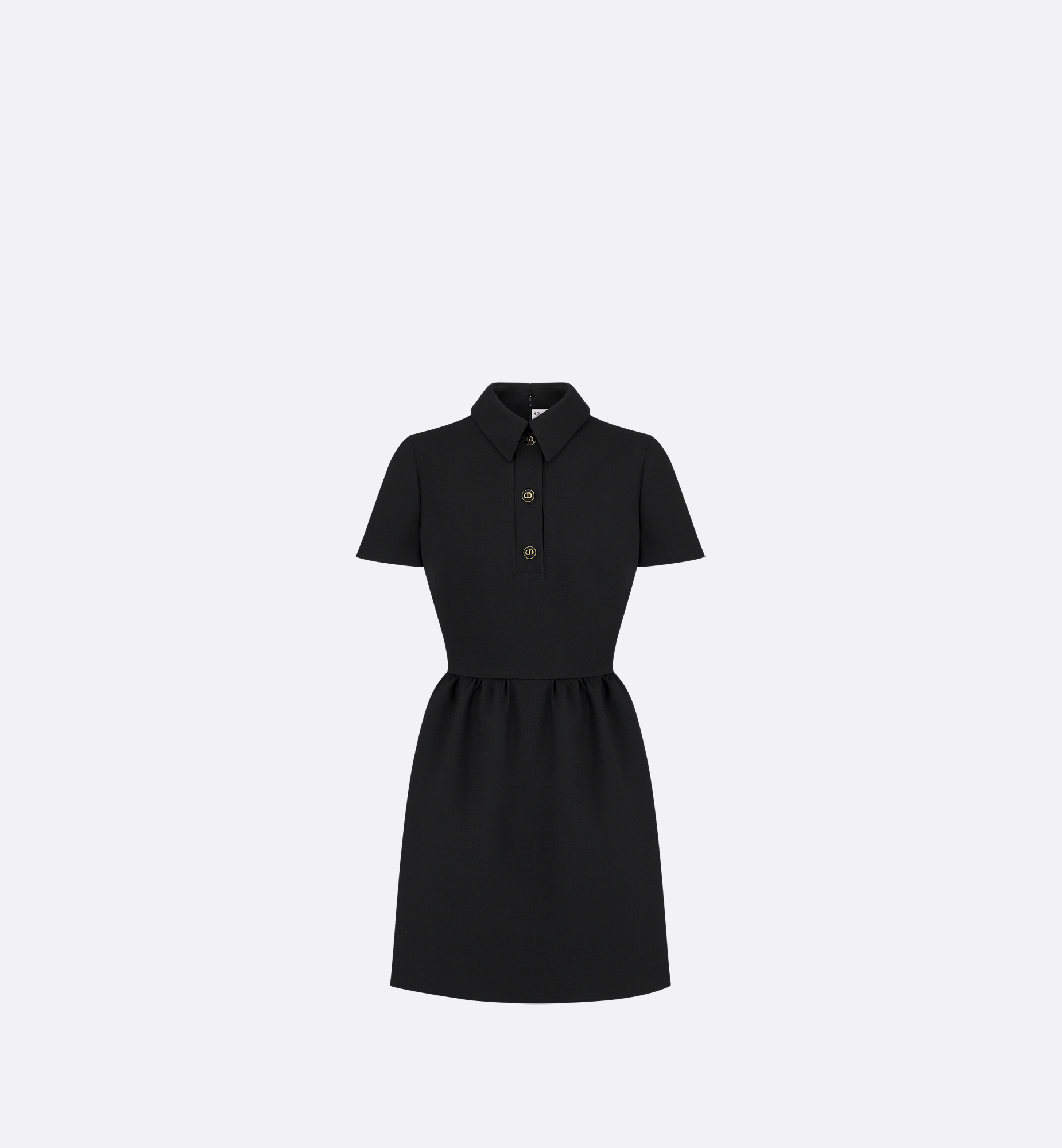 DIOR | CDボタン ドレス ウール & シルク