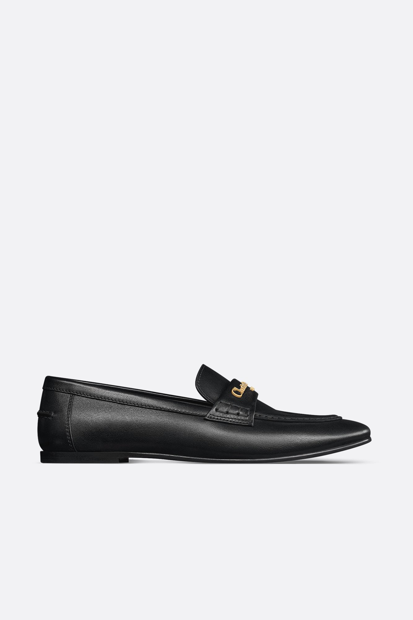 Monsieur Dior Loafer Black Crinkled Patent Calfskin | DIOR