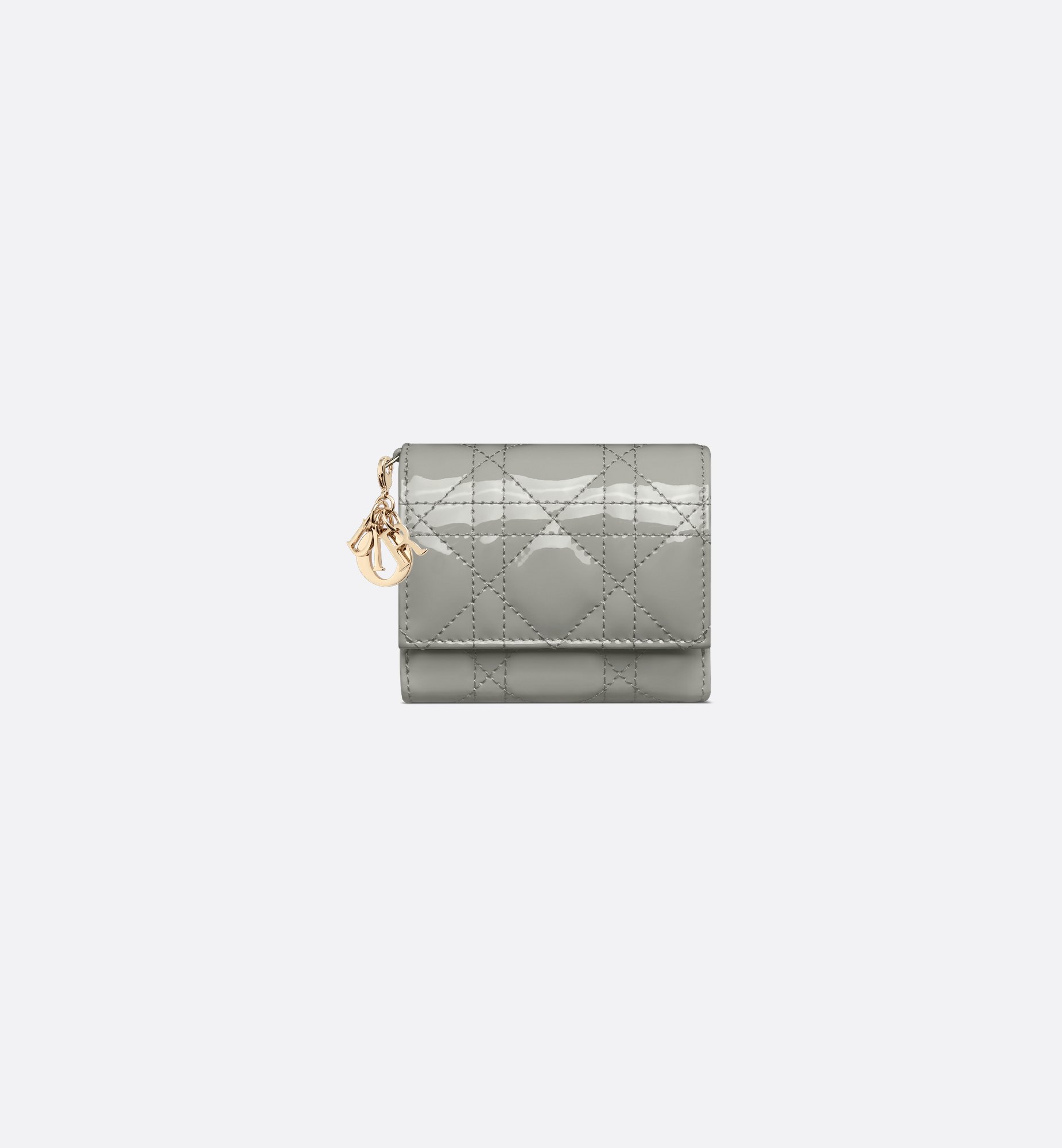 DIOR | Lady Dior Lotus ウォレット カナージュ パテントカーフスキン