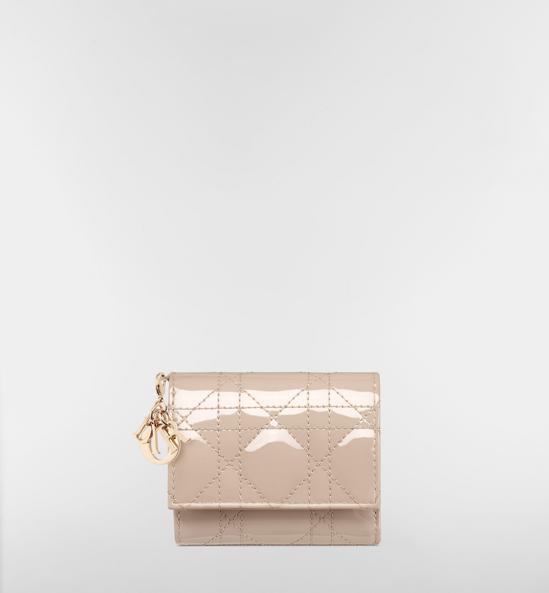 DIOR | 【日本限定】Lady Dior Lotus ウォレット カナージュ パテント