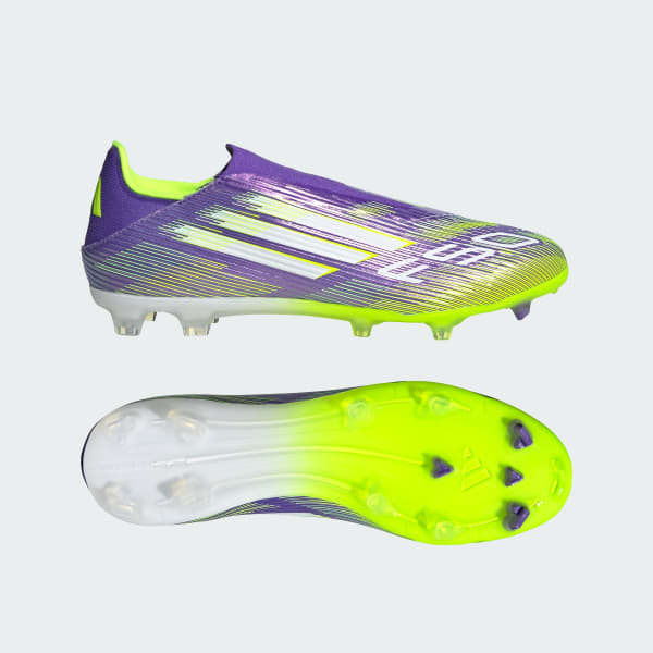 adidas F50 League Laceless Firm/Multi-Ground Cleats - Purple