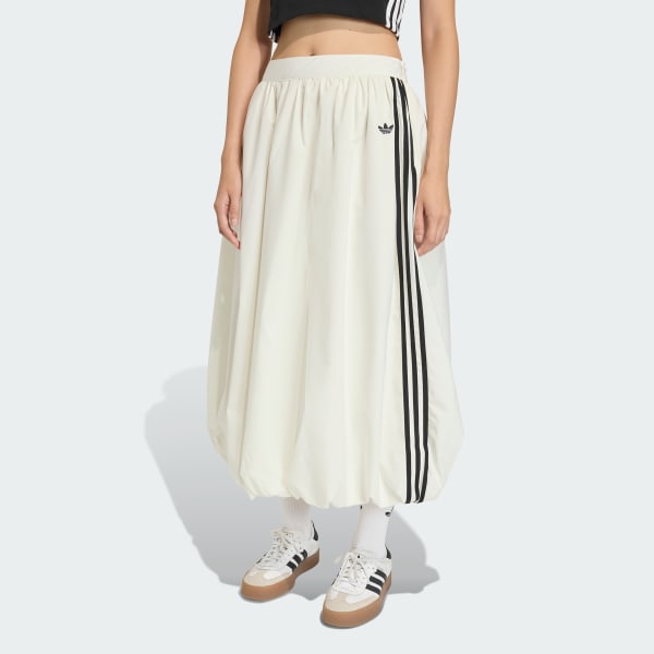 adidas Balloon Long Skirt - White | Free Shipping with adiClub