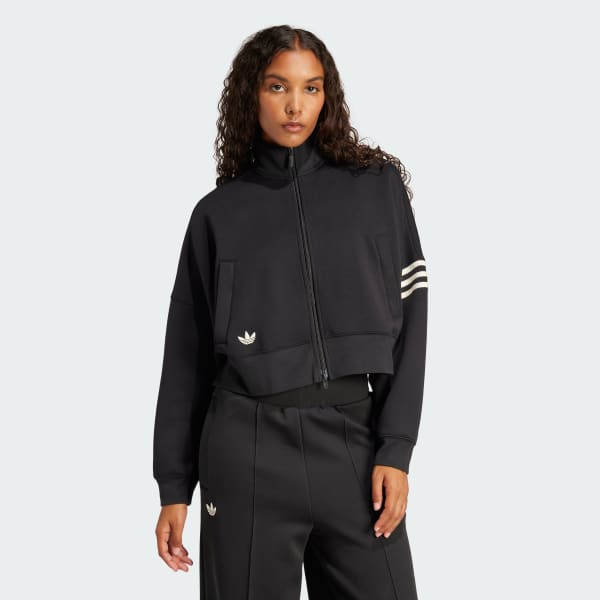adidas Neuclassics Track Top - Black | Free Shipping with adiClub