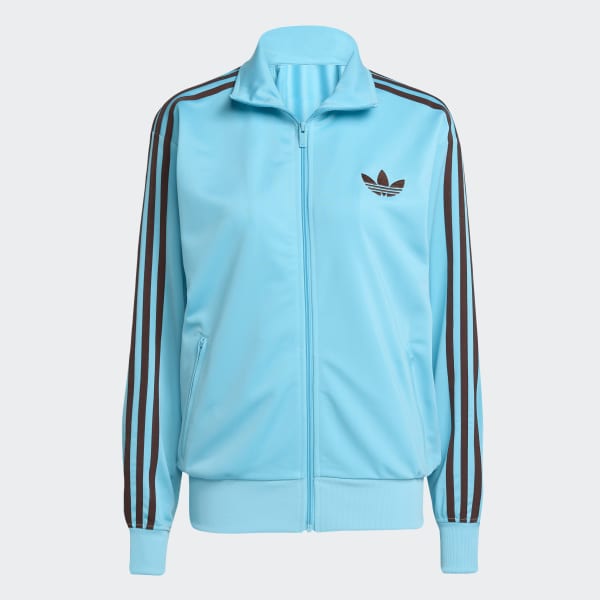 adidas Adicolor Classic Firebird Loose Track Top - Blue | Free