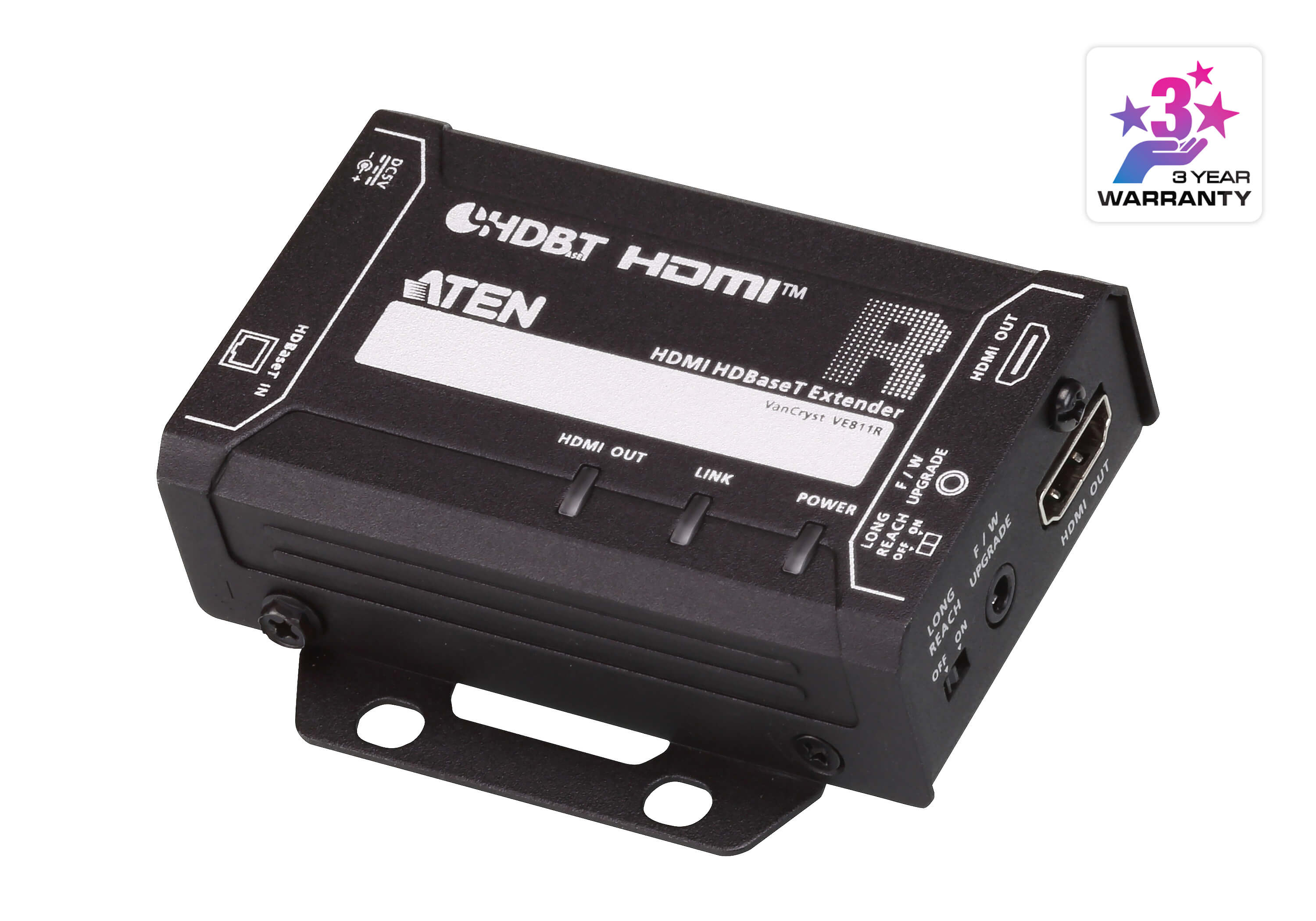 HDMIツイストペアケーブルレシーバー(4K対応) - VE811R, ATEN ビデオ