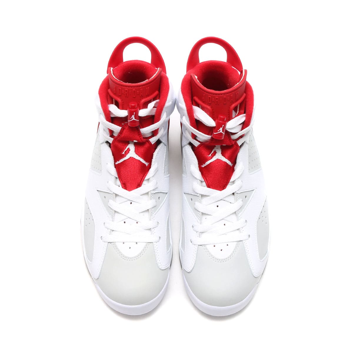 JORDAN BRAND AIR JORDAN 6 RETRO WHITE/GYM RED-PURE PLATINUM