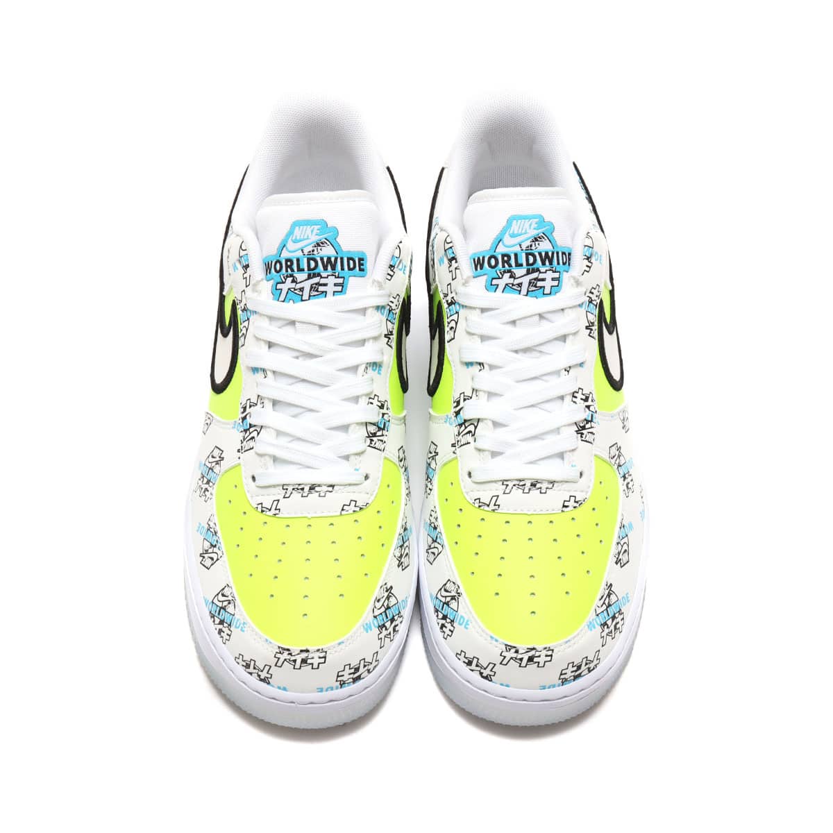 NIKE AIR FORCE 1 '07 LV8 WW WHITE/WHITE-VOLT-BLUE FURY（ナイキ