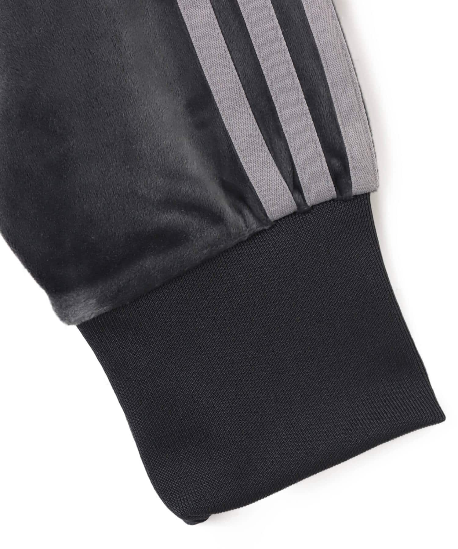 adidas FIREBIRD VELOUR TRACK TOP ダークグレー（アディダス