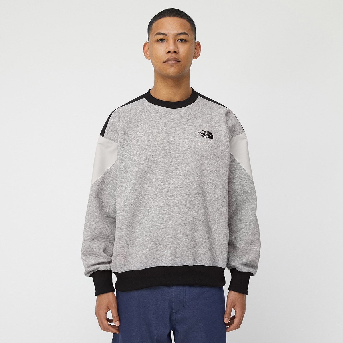THE NORTH FACE 92EXTREME SWEAT CREW ミックスグレー 22FW-I（ザ