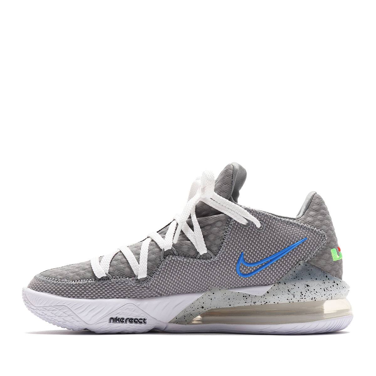 NIKE LEBRON XVII LOW PARTICLE GREY/WHITE-LT SMOKE GREY-BLACK