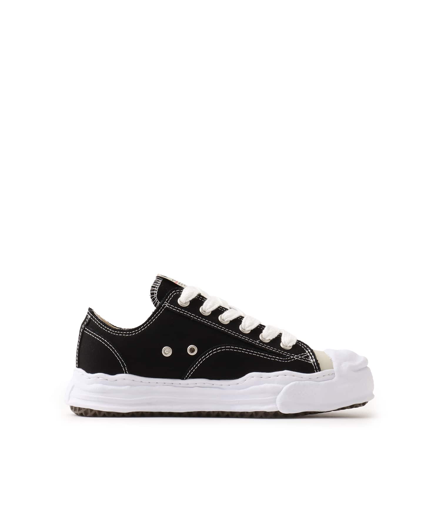 MAISON MIHARA YASUHIRO HANK CANVAS LOW BLACK（メゾンミハラヤスヒロ
