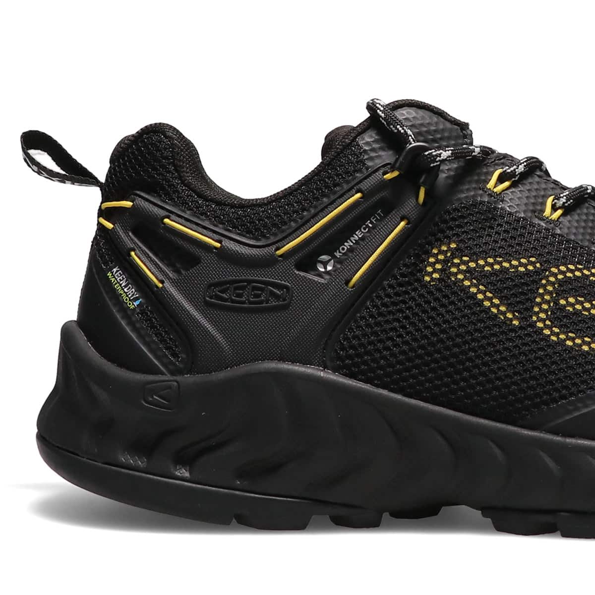 KEEN NXIS EVO WP BLACK/KEEN YELLOW 21FW-I（キーン ネクシス エボ