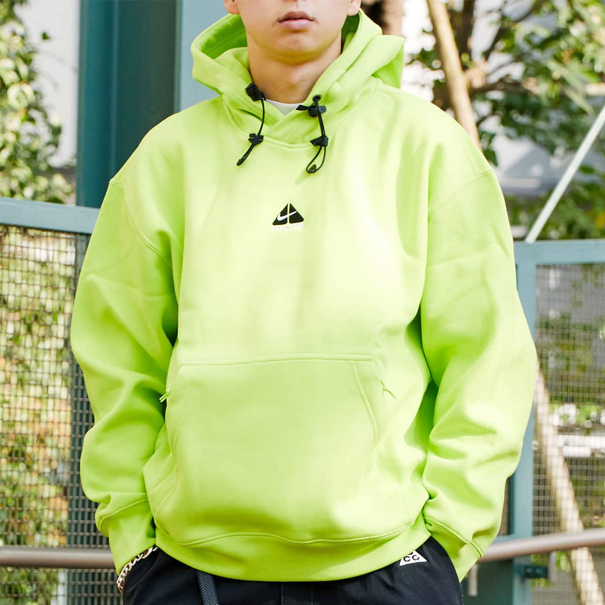 NIKE AS U ACG TF FLC PO HOODIE CYBER/SUMMIT WHITE 21HO-I（ナイキ