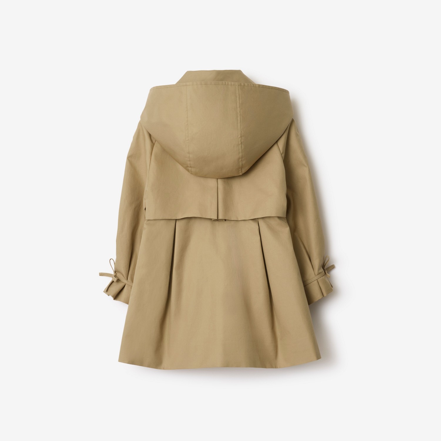 コットン フーデッド トレンチコート (サンドベージュ) | Burberry