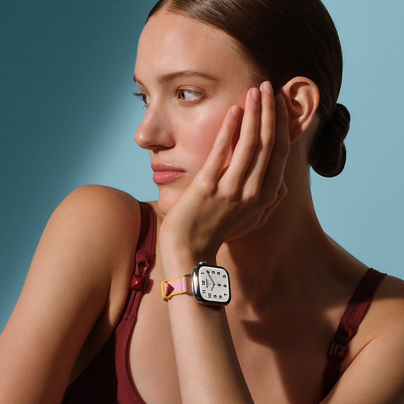 Band Apple Watch Hermès Single Tour 42 mm Twill Jump Attelage