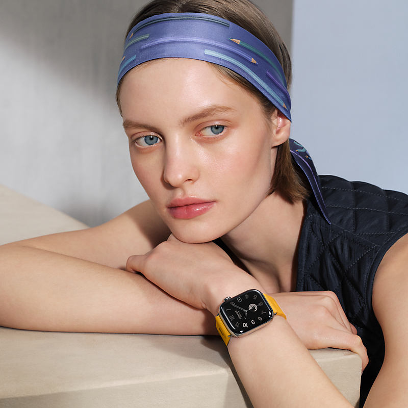 Band Apple Watch Hermès Single Tour 42 mm Deployment Buckle Kilim