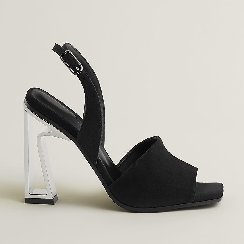 Kristal 105 sandal - Black | Hermès USA