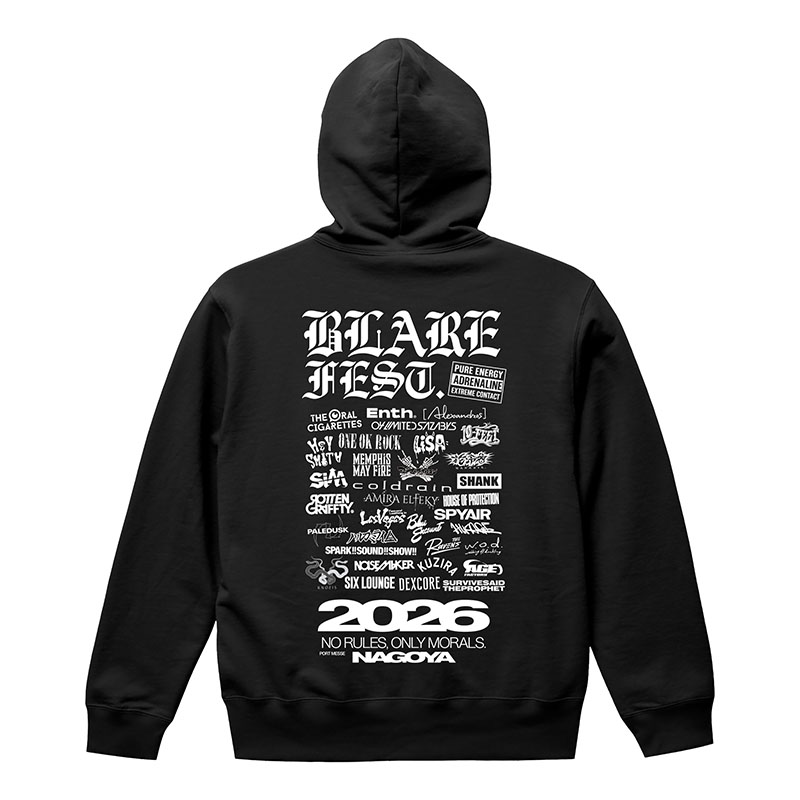 BLARE FEST. 2026 PULLOVER HOODIE - BLARE FEST. 2026
