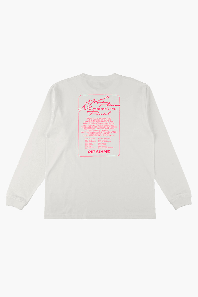 DFMF ロングスリーブTシャツ(ホワイト) - RIP SLYME ONLINE STORE