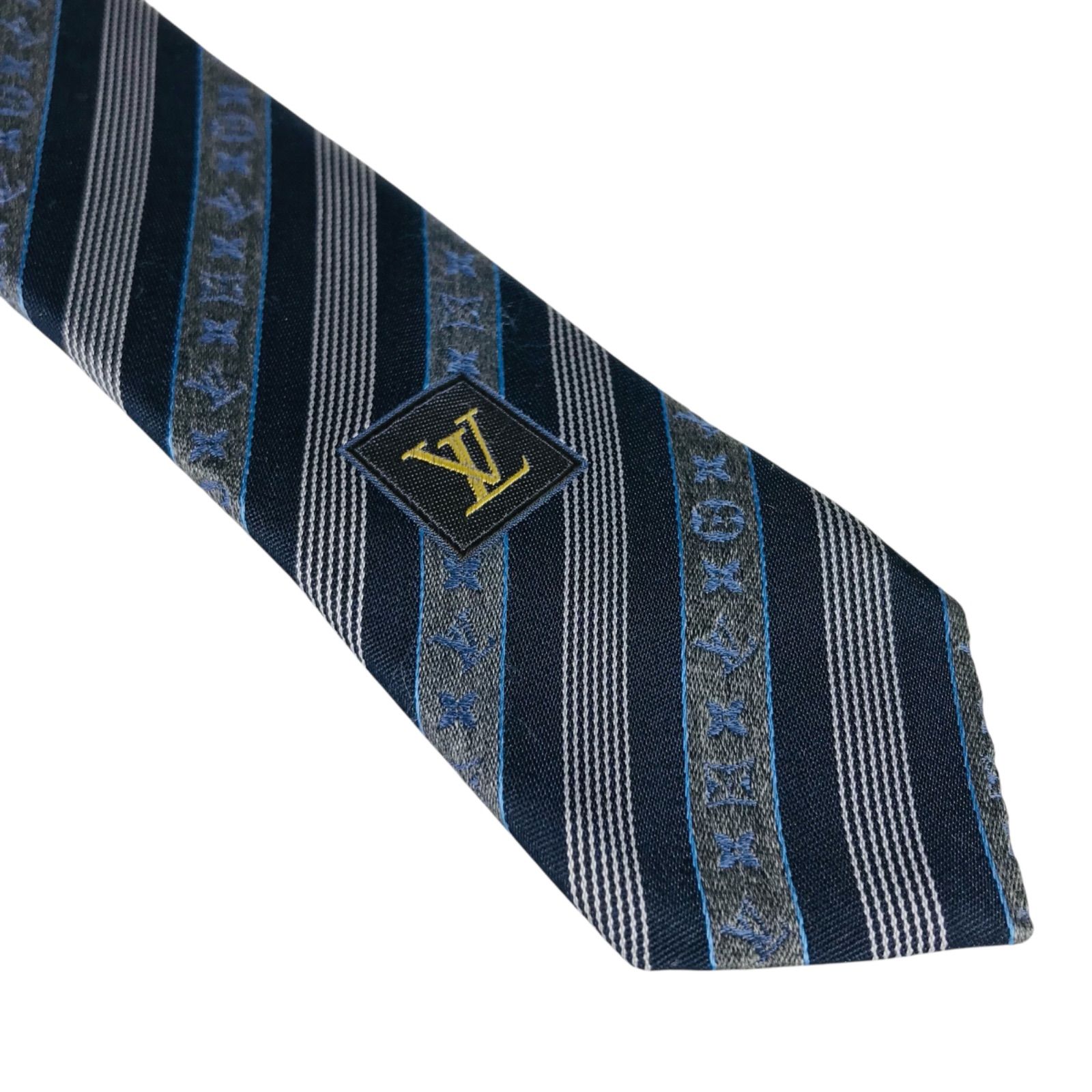 美品☆LOUIS VUITTON☆ルイヴィトン・メンズ レジメンタルストライプ