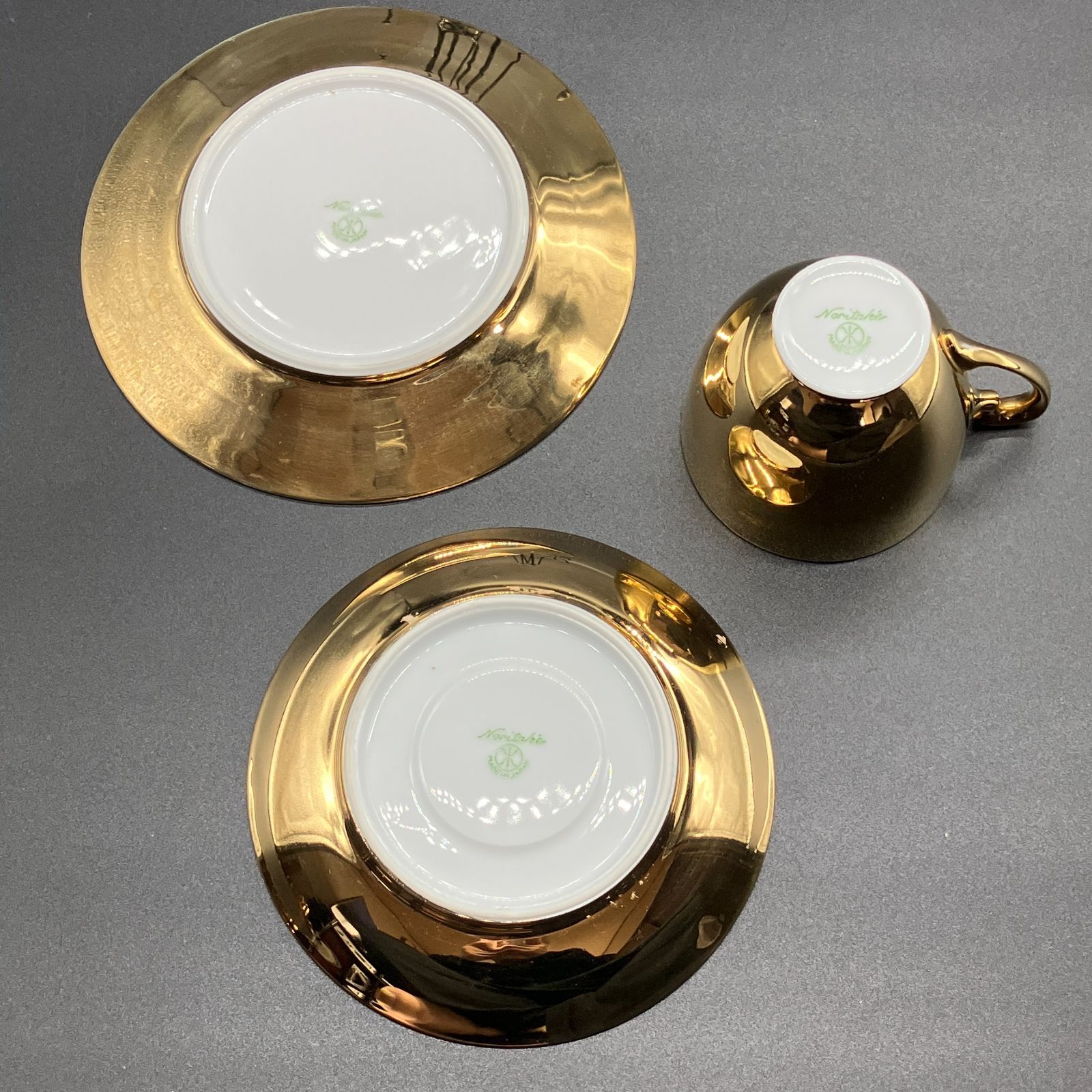 オールドノリタケ ゴールド ラスター アンティーク カップ ＆ ソーサー