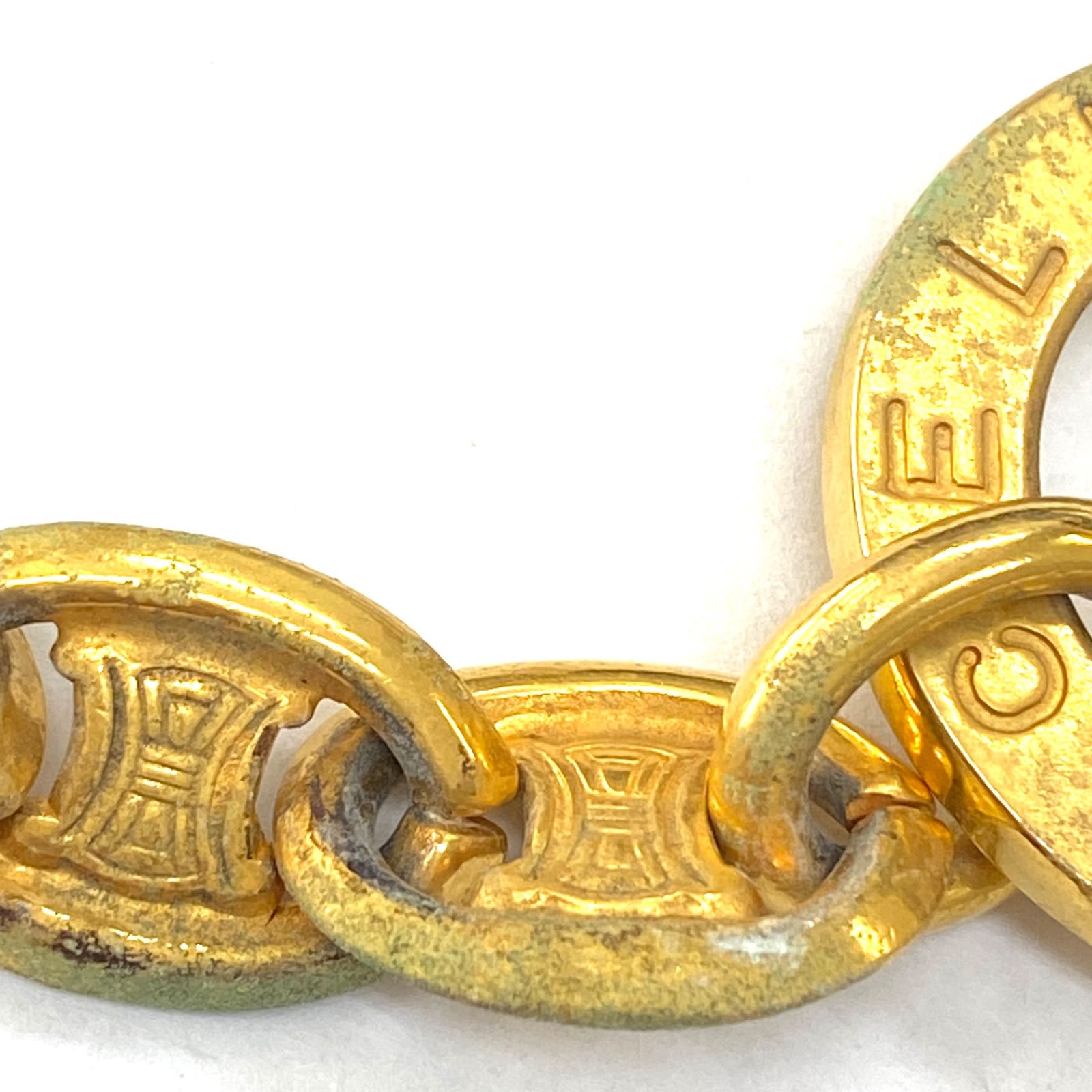 オールドセリーヌ CELINE ブレスレット トリオンフシェーヌダンクル