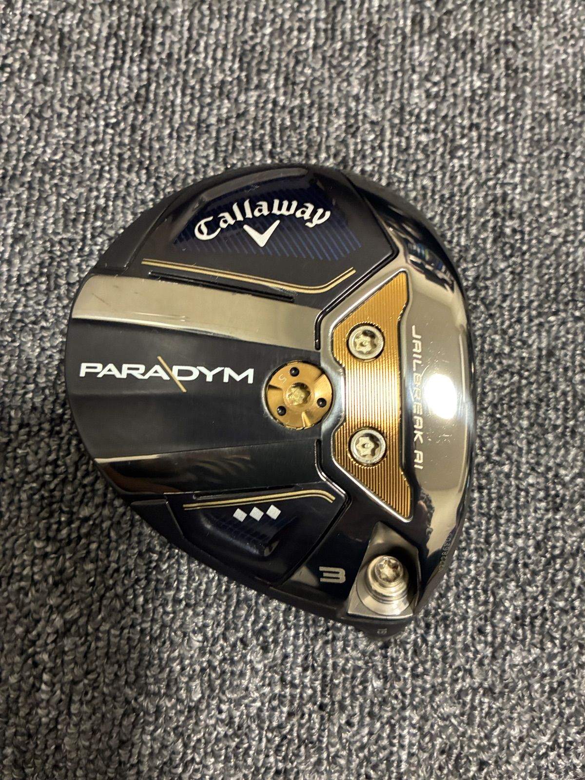 美品）キャロウェイ パラダイム トリプルダイヤモンド 3W用 ヘッドのみ