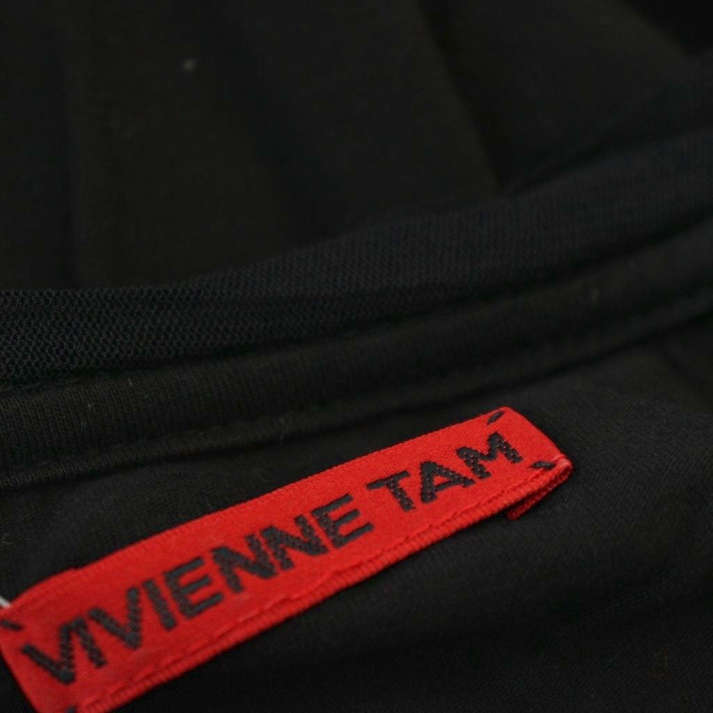 ヴィヴィアンタム VIVIENNE TAM Tシャツ 半袖 フロッキープリント