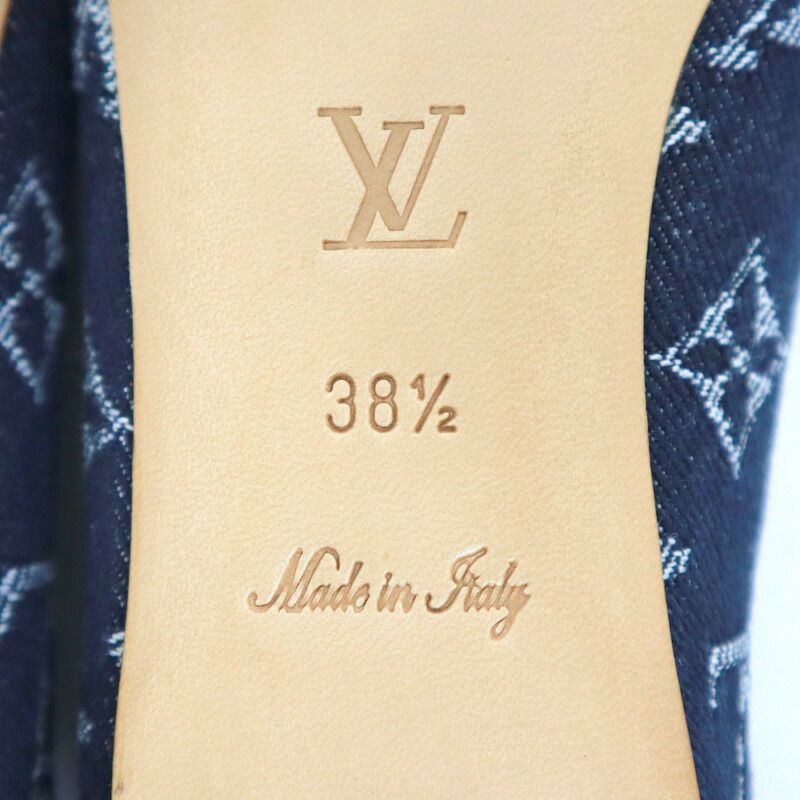 LOUIS VUITTON ルイヴィトン フラットシューズ モノグラム・デニム