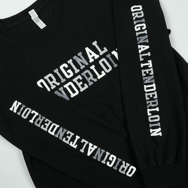 Size【XL】 TENDERLOIN テンダーロイン LONG SLEEVE TEE 2A BLACK ロン