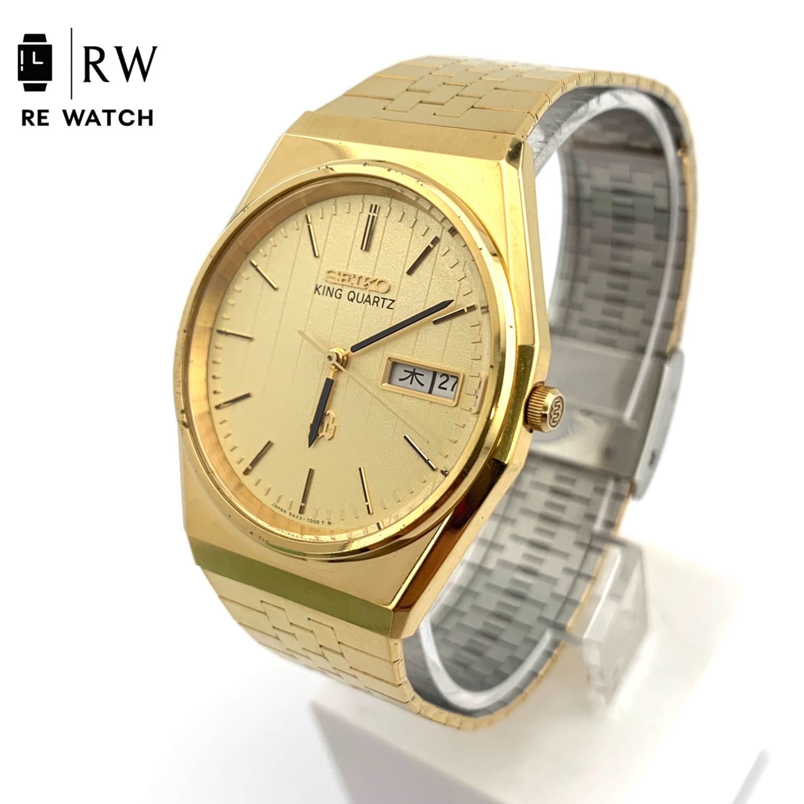 中古】SEIKO KING QUARTZ 9443-7000ゴールド 腕時計 - メルカリ
