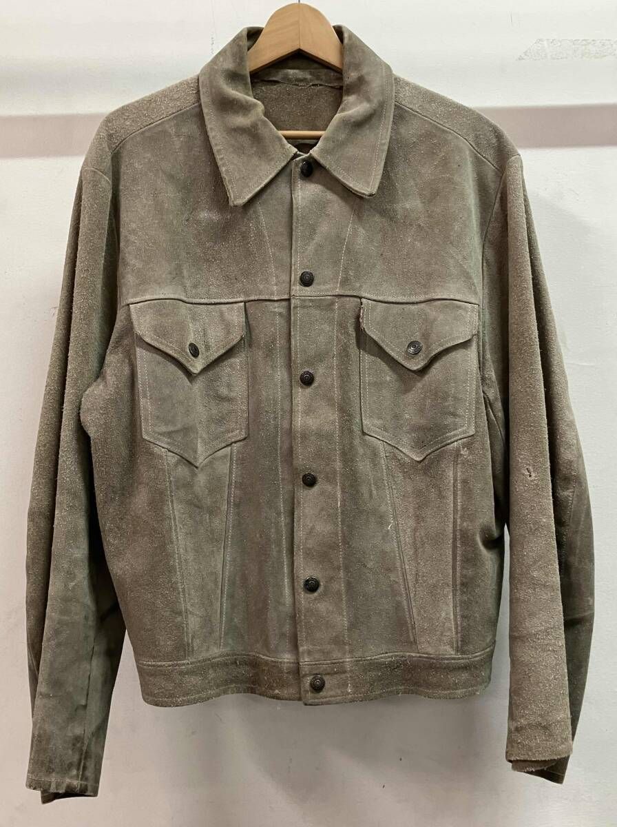 LEVI'S リーバイス Gジャン (デニムジャケット) 70505 bigE スエード