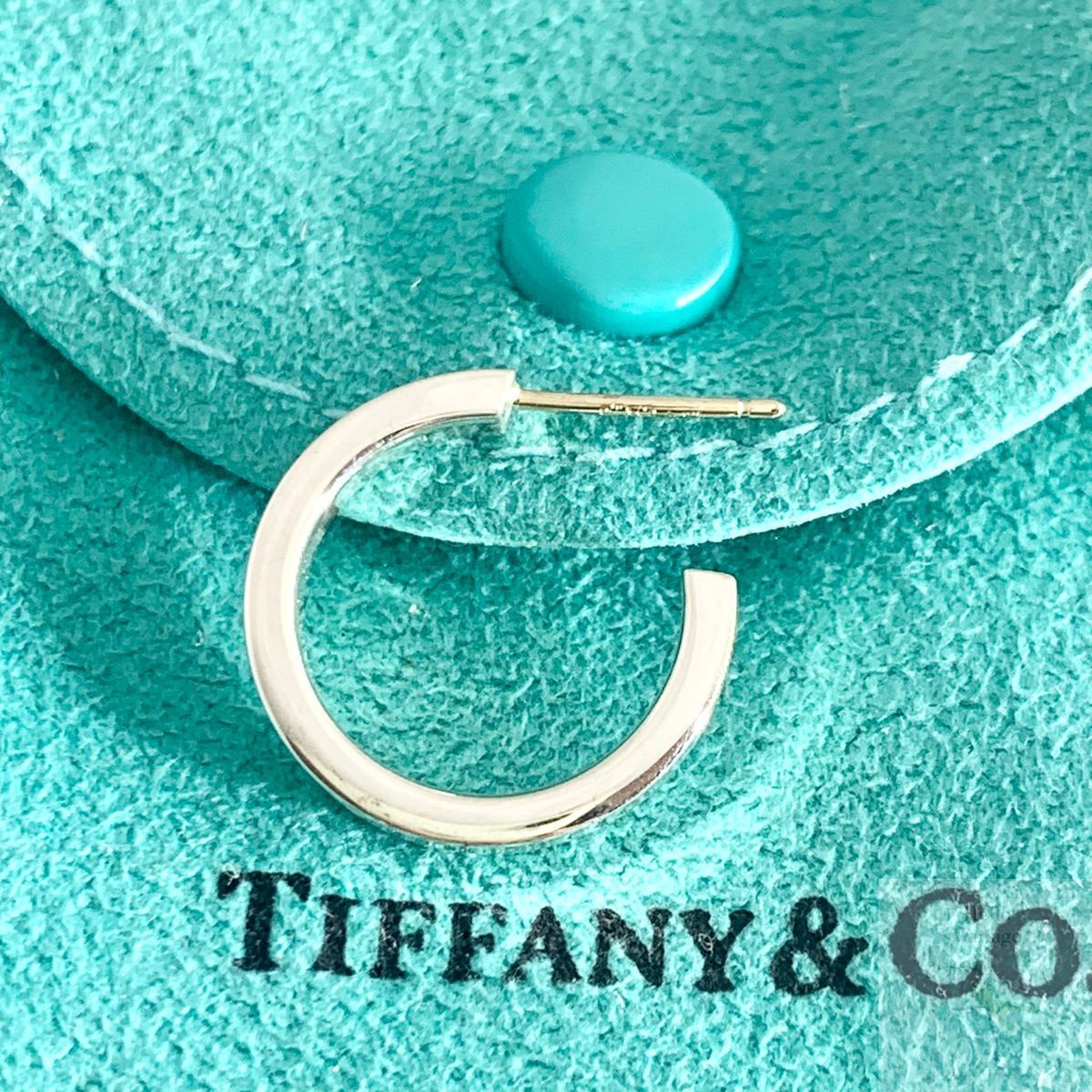 ティファニー ナロー 1837 フープ ピアス 片耳 シルバー AAO8 - メルカリ