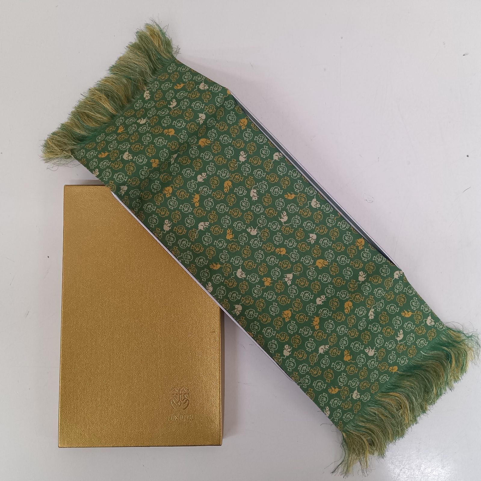 💛 龍村美術織物 ／ テーブルセンター・美術工芸・薄織物・1号 W30