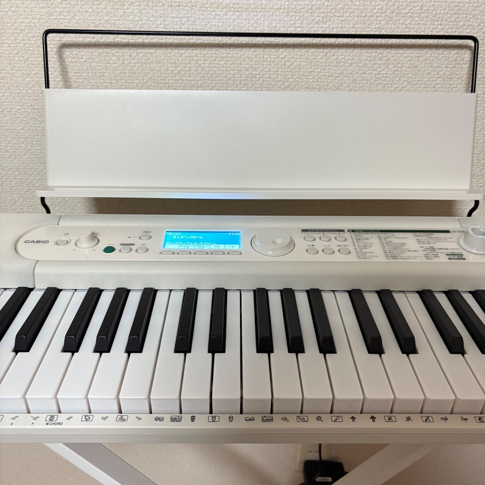 CASIO カシオ 光ナビゲーション キーボード スタンド付 LK-530 2024年