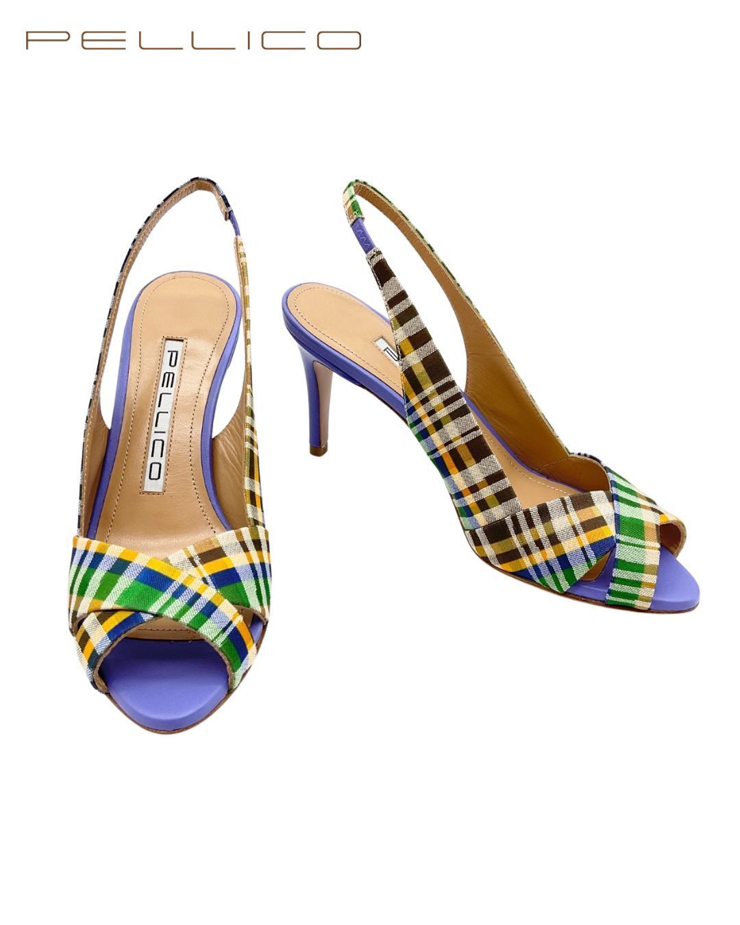 未使用 PELLICO ペリーコ スエードポインテッドトゥハイヒールパンプス