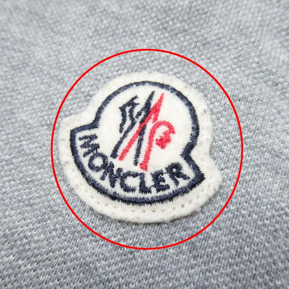 美品 13ss MONCLER モンクレール ポロシャツ 鹿の子 クレリック ロゴ