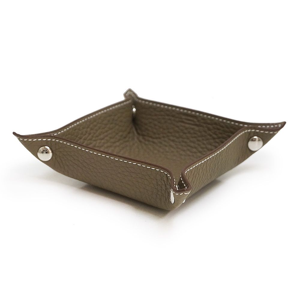 新品エルメスHERMESレザートレイ ウィドポッシュ ミーズエルランス