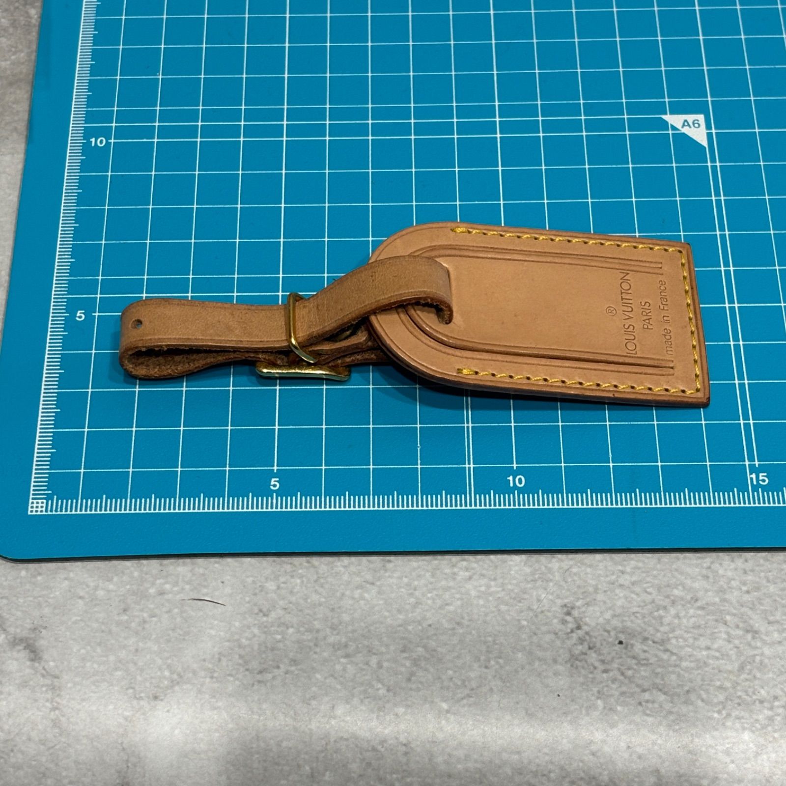 正規品LOUIS VUITTON ルイヴィトンヌメ革ネームタグ6セット LOUIS