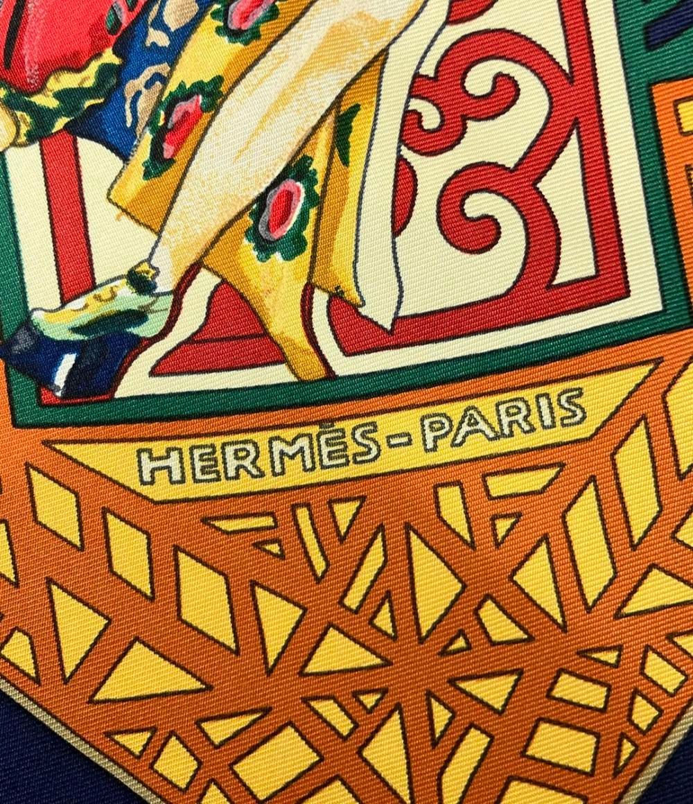 エルメス スカーフ カレ90 シルク100% ロシア バレエ les ballets