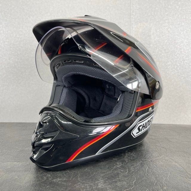 SHOEI ヘルメット HORNET DS オフロード 黒/赤 SHOEI ヘルメット